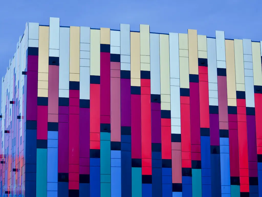 Close-up of colorful abstract pattern